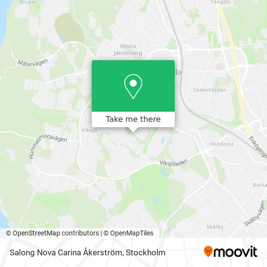 Salong Nova Carina Åkerström map