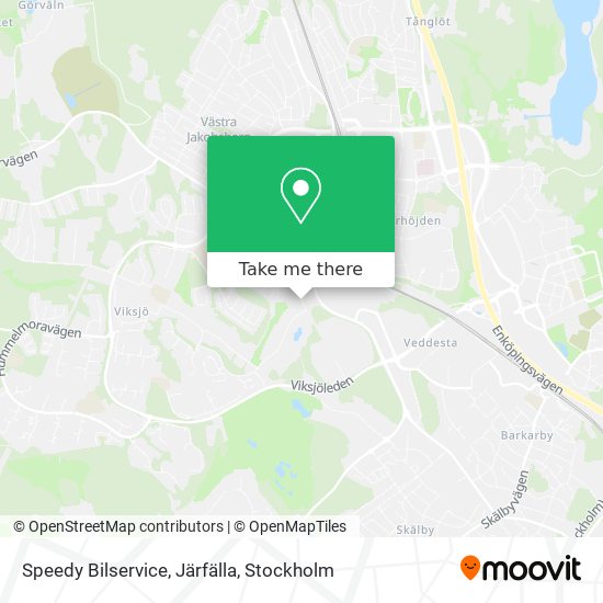 Speedy Bilservice, Järfälla map