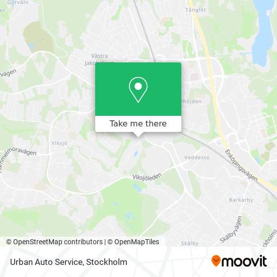 Urban Auto Service map