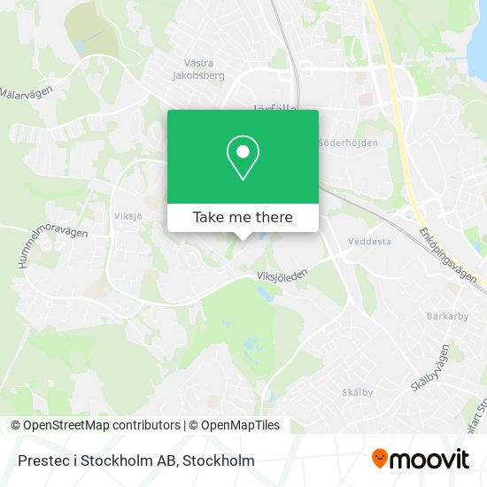 Prestec i Stockholm AB map