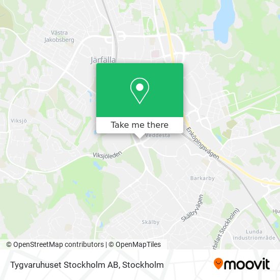 Tygvaruhuset Stockholm AB map