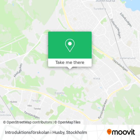 Introduktionsförskolan i Husby map