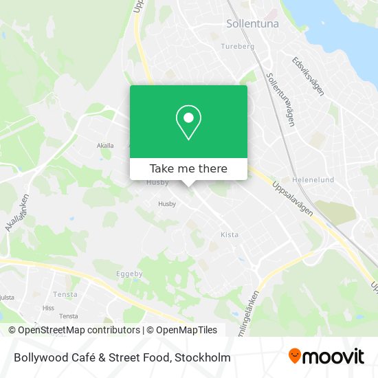 Bollywood Café & Street Food map