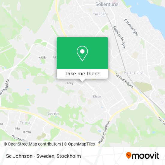 Sc Johnson - Sweden map