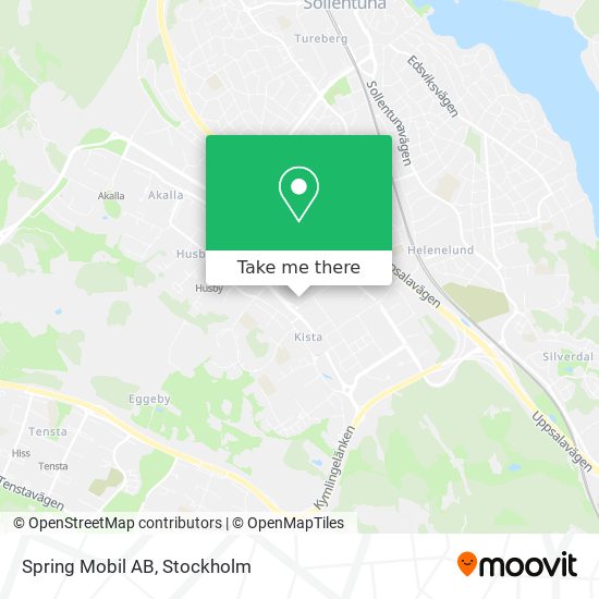 Spring Mobil AB map