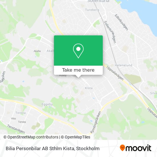 Bilia Personbilar AB Sthlm Kista map