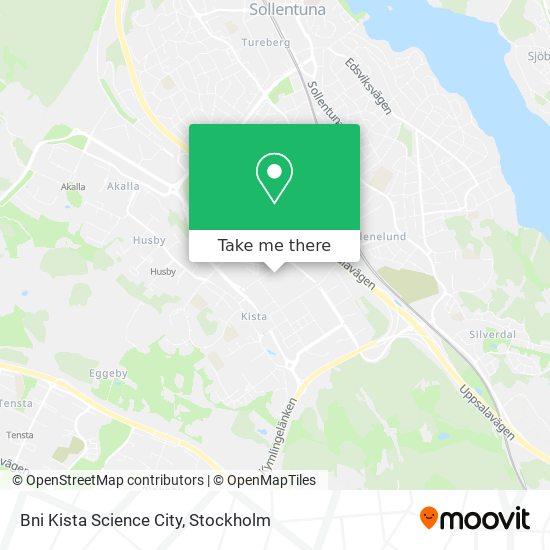 Bni Kista Science City map