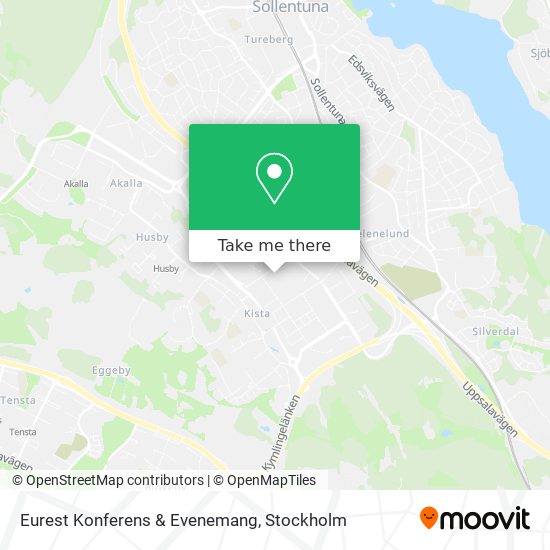 Eurest Konferens & Evenemang map