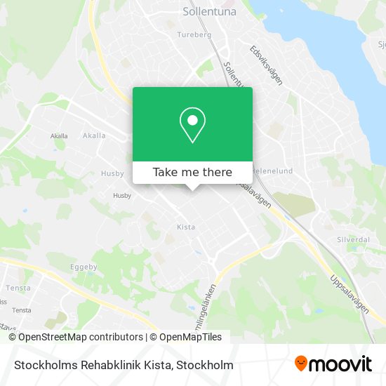 Stockholms Rehabklinik Kista map