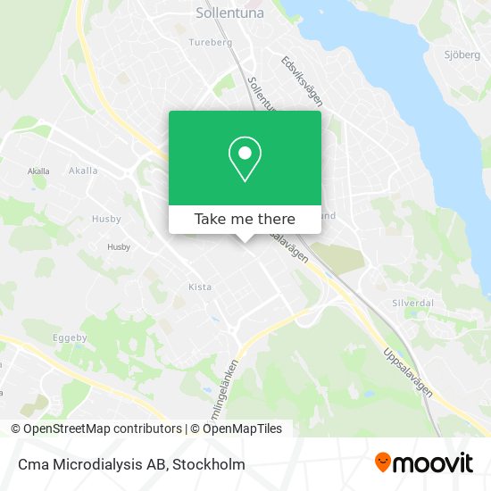 Cma Microdialysis AB map