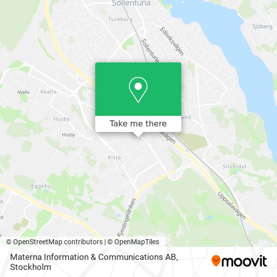 Materna Information & Communications AB map