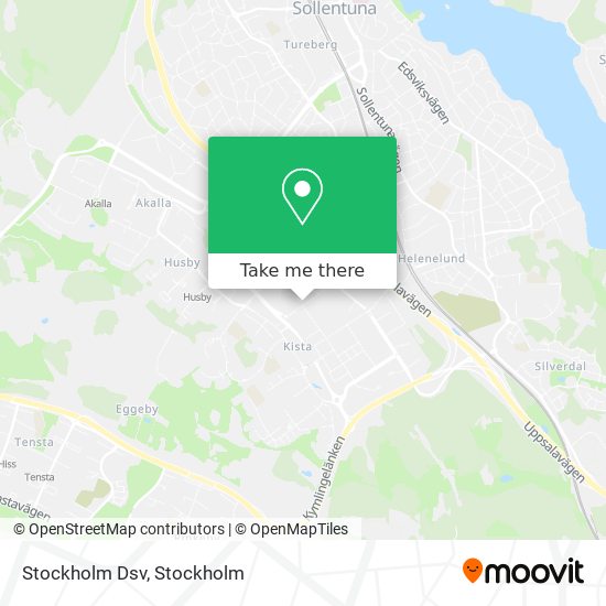 Stockholm Dsv map
