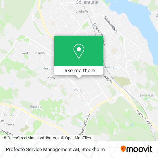 Profecto Service Management AB map