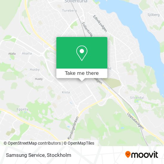 Samsung Service map