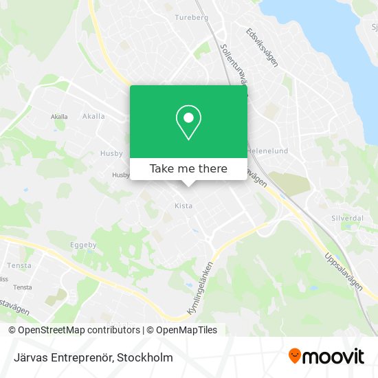 Järvas Entreprenör map