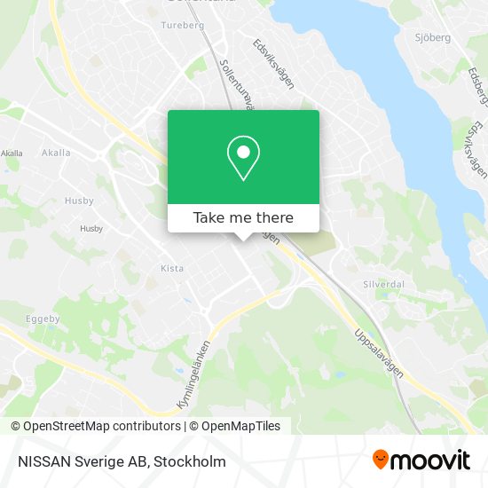 NISSAN Sverige AB map