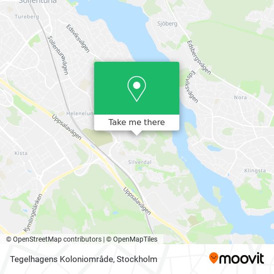 Tegelhagens Koloniområde map