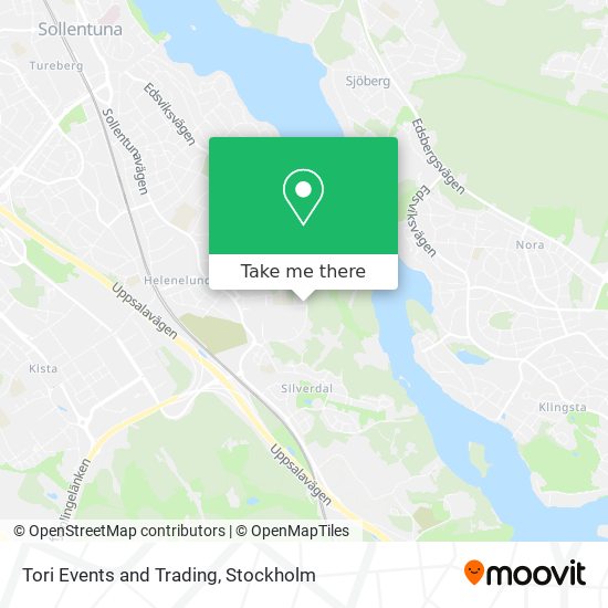 Tori Events and Trading map