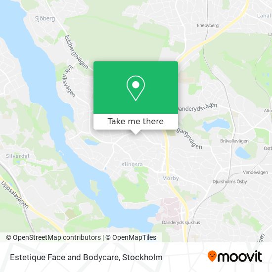 Estetique Face and Bodycare map