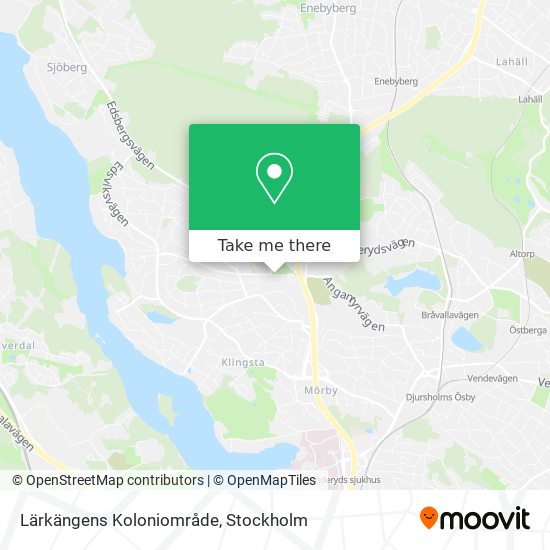 Lärkängens Koloniområde map