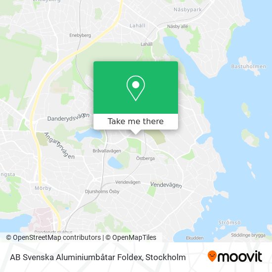 AB Svenska Aluminiumbåtar Foldex map