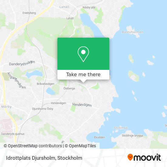 Idrottplats Djursholm map