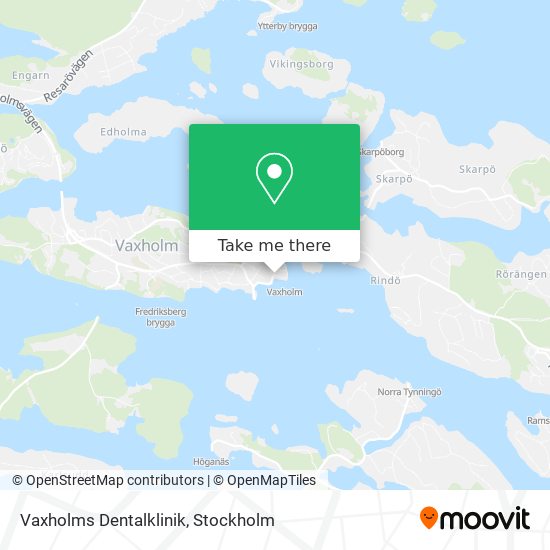 Vaxholms Dentalklinik map