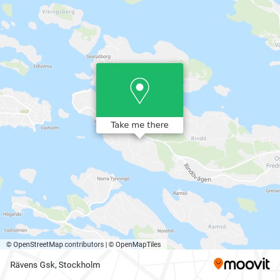 Rävens Gsk map