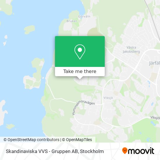 Skandinaviska VVS - Gruppen AB map