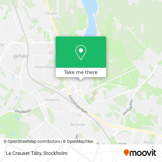 Le Creuset Täby map