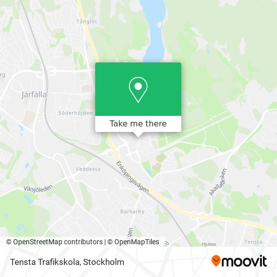 Tensta Trafikskola map