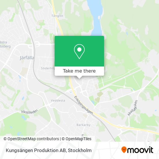 Kungsängen Produktion AB map