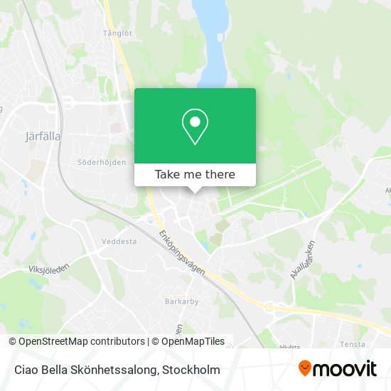 Ciao Bella Skönhetssalong map