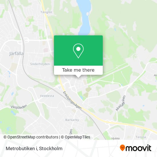 Metrobutiken i map