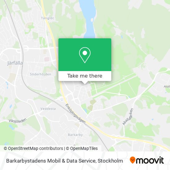 Barkarbystadens Mobil & Data Service map