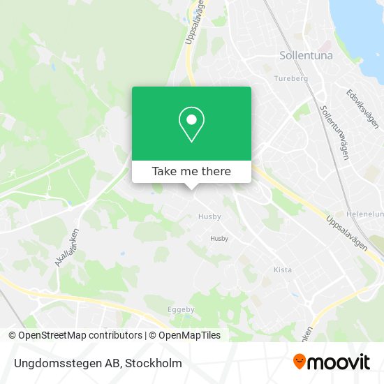 Ungdomsstegen AB map