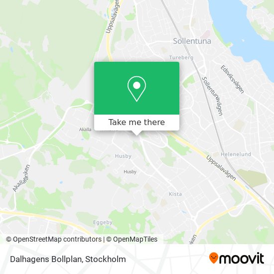 Dalhagens Bollplan map