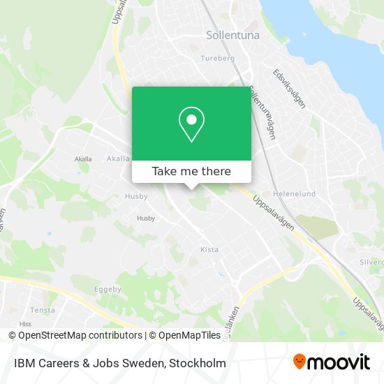 IBM Careers & Jobs Sweden map