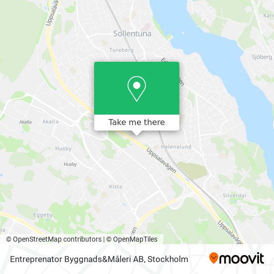 Entreprenator Byggnads&Måleri AB map