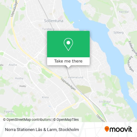 Norra Stationen Lås & Larm map