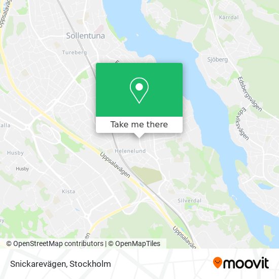 Snickarevägen map