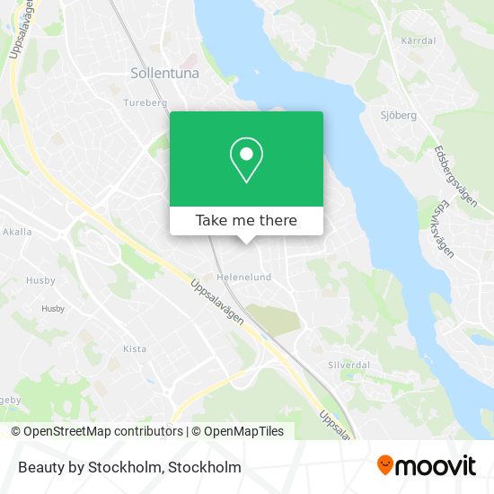 Beauty by Stockholm map