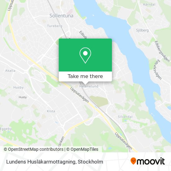 Lundens Husläkarmottagning map