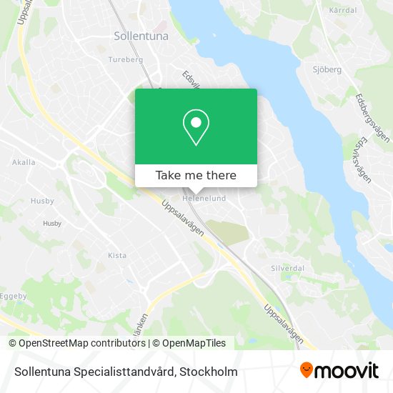 Sollentuna Specialisttandvård map