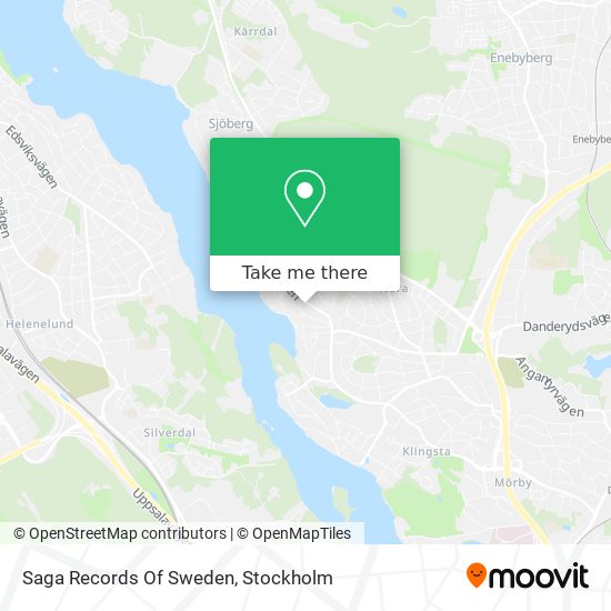 Saga Records Of Sweden map