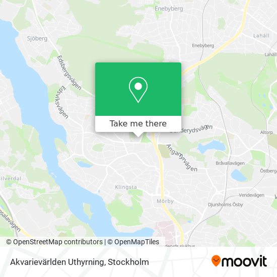 Akvarievärlden Uthyrning map