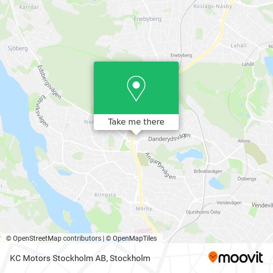 KC Motors Stockholm AB map