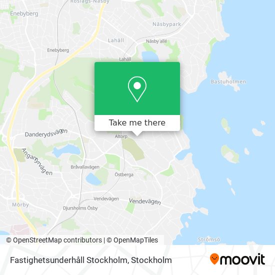 Fastighetsunderhåll Stockholm map