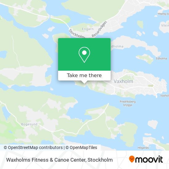 Waxholms Fitness & Canoe Center map