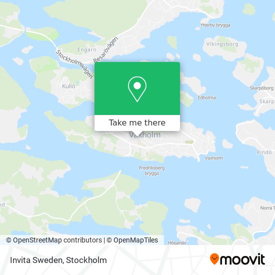 Invita Sweden map